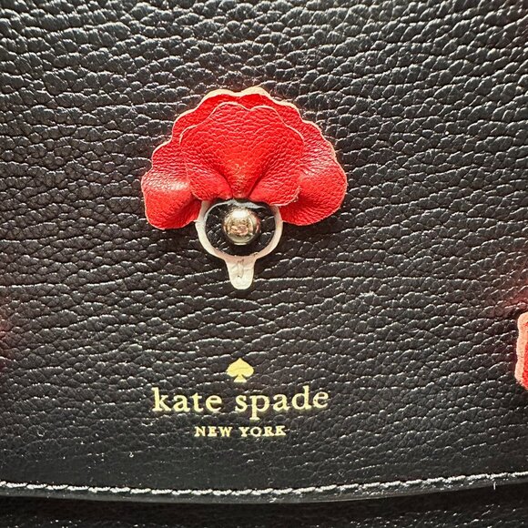 kate spade Dorina Carley Street Black Crossbody - EUC - Picture 2 of 9